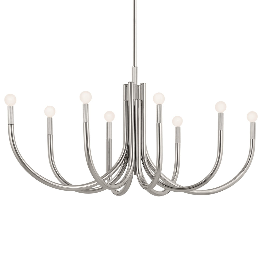 Kichler Canada - 52553PN - Eight Light Chandelier - Odensa - Polished Nickel