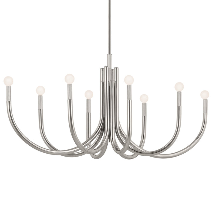 Kichler Canada - 52553PN - Eight Light Chandelier - Odensa - Polished Nickel