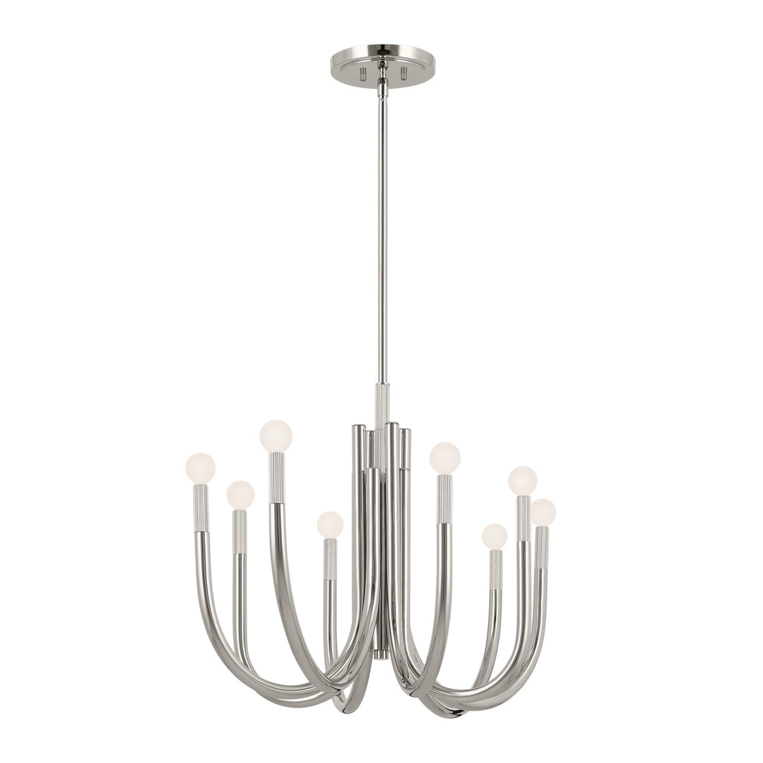 Kichler Canada - 52553PN - Eight Light Chandelier - Odensa - Polished Nickel