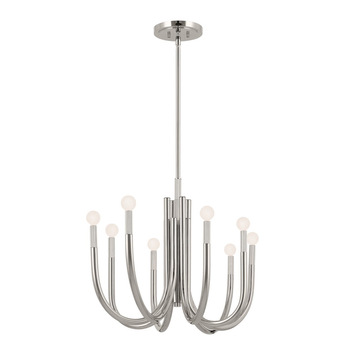 Kichler Canada - 52553PN - Eight Light Chandelier - Odensa - Polished Nickel