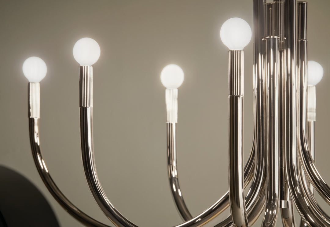 Kichler Canada - 52553PN - Eight Light Chandelier - Odensa - Polished Nickel