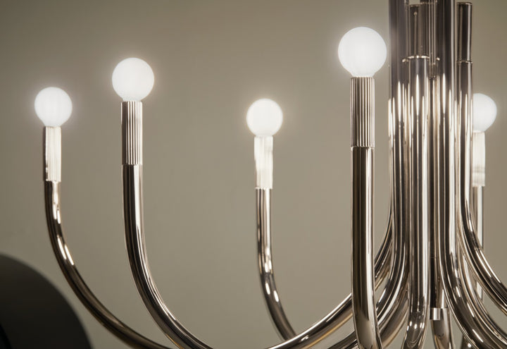Kichler Canada - 52553PN - Eight Light Chandelier - Odensa - Polished Nickel