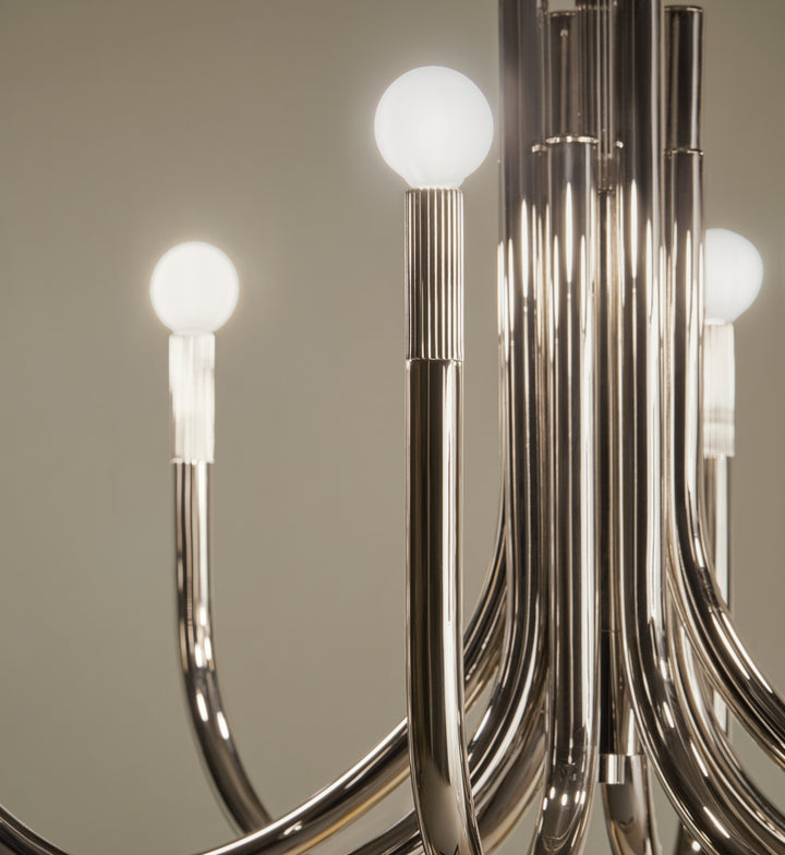 Kichler Canada - 52553PN - Eight Light Chandelier - Odensa - Polished Nickel
