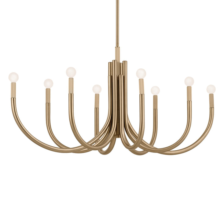Kichler Canada - 52553CPZ - Eight Light Chandelier - Odensa - Champagne Bronze