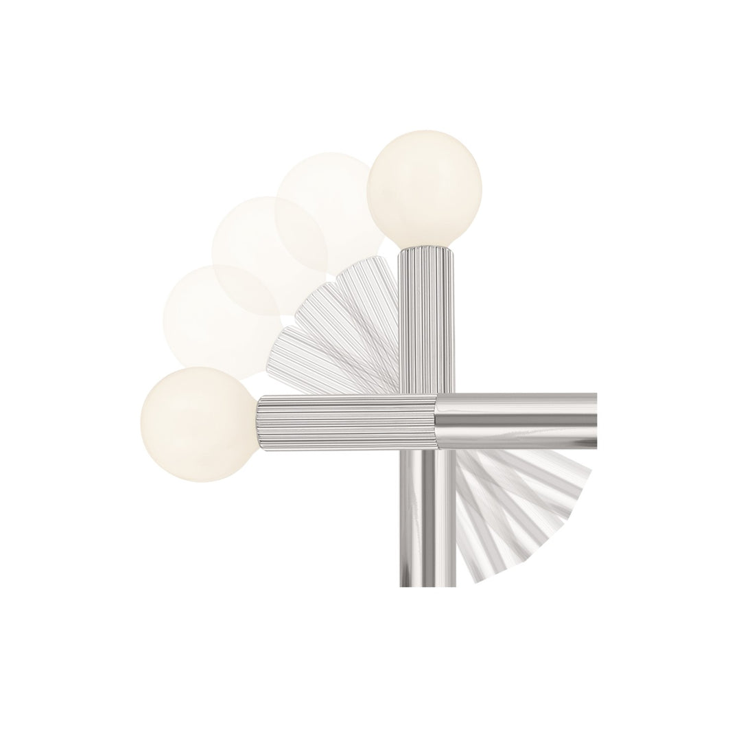 Kichler Canada - 52556PN - Two Light Wall Sconce - Odensa - Polished Nickel