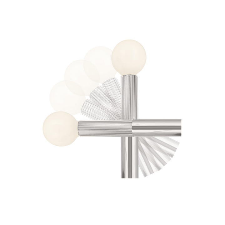 Kichler Canada - 52556PN - Two Light Wall Sconce - Odensa - Polished Nickel