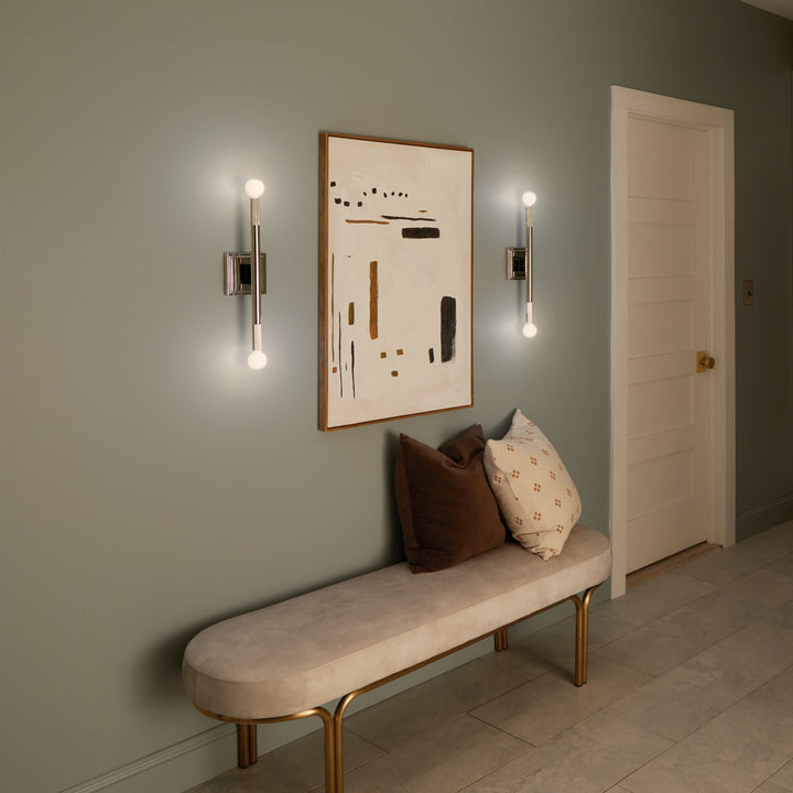 Kichler Canada - 52556PN - Two Light Wall Sconce - Odensa - Polished Nickel