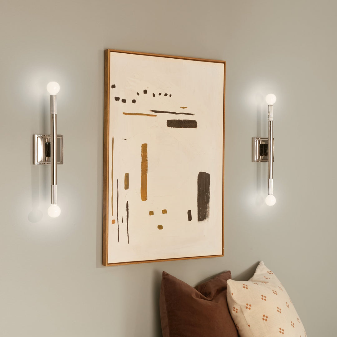 Kichler Canada - 52556PN - Two Light Wall Sconce - Odensa - Polished Nickel