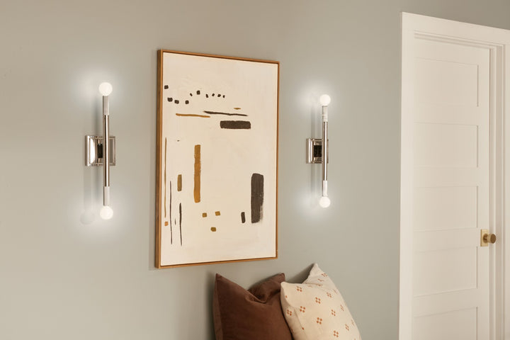 Kichler Canada - 52556PN - Two Light Wall Sconce - Odensa - Polished Nickel