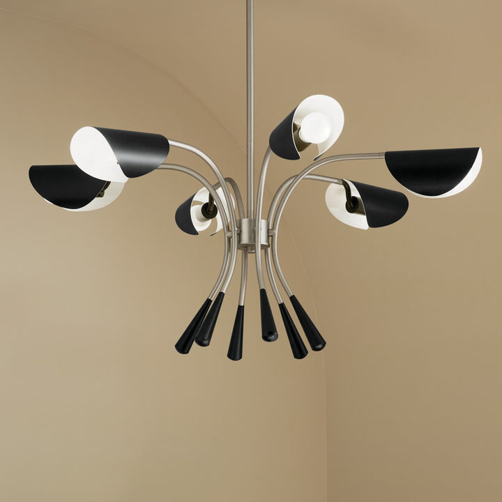 Kichler Canada - 52559SN - Six Light Chandelier - Arcus - Satin Nickel