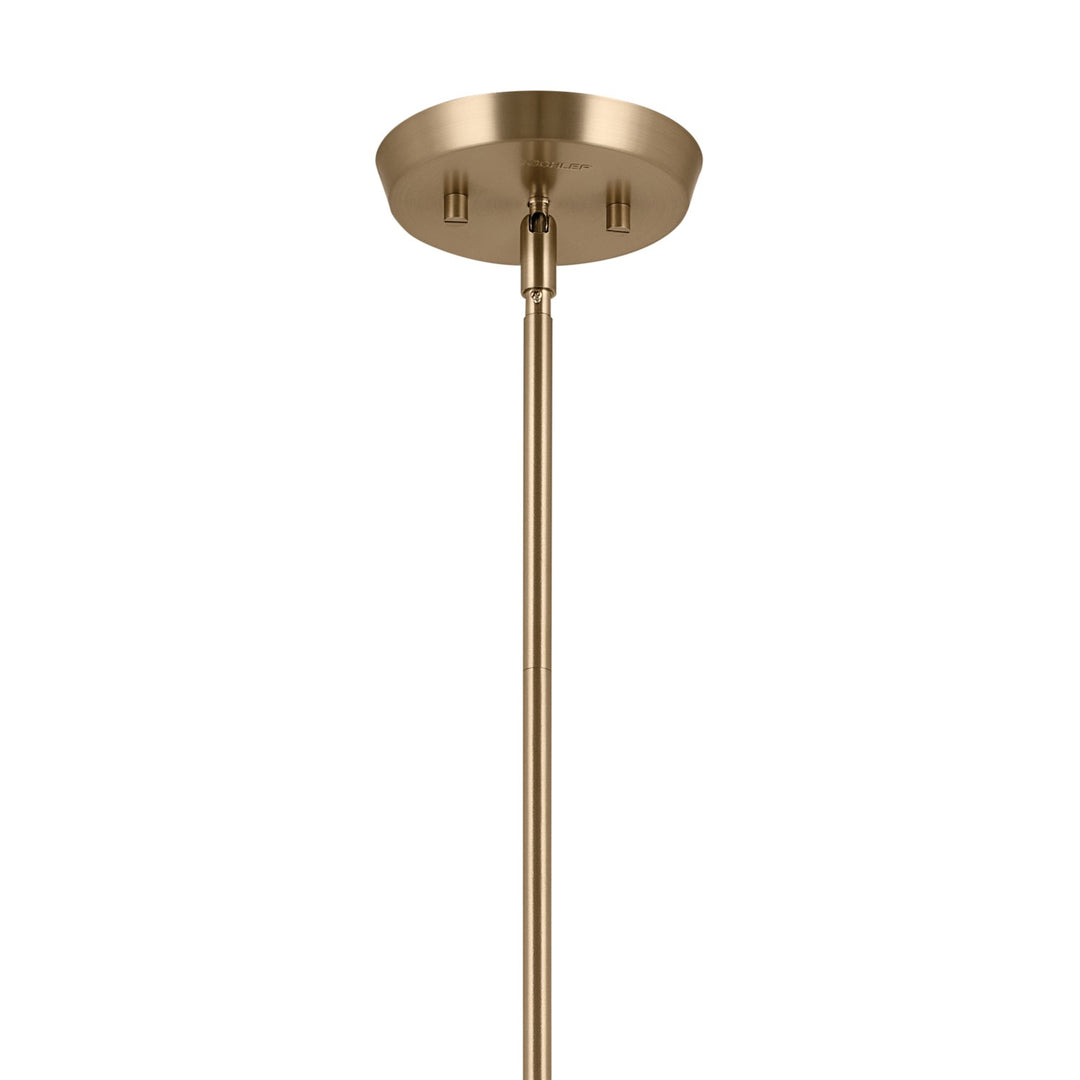 Kichler Canada - 52558CPZWH - Five Light Chandelier/Semi Flush - Arcus - Champagne Bronze