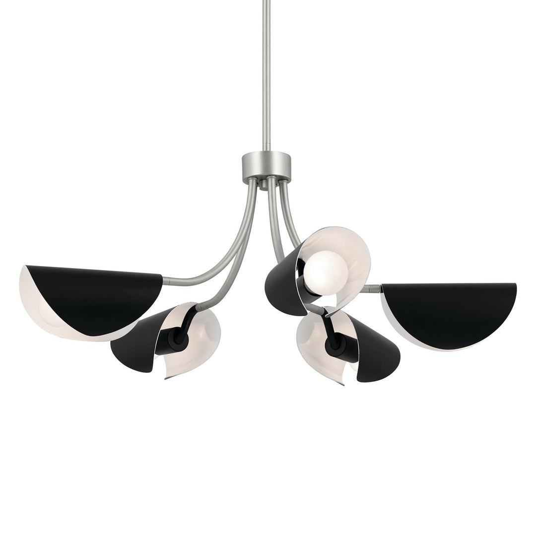 Kichler Canada - 52558SN - Five Light Chandelier/Semi Flush - Arcus - Satin Nickel