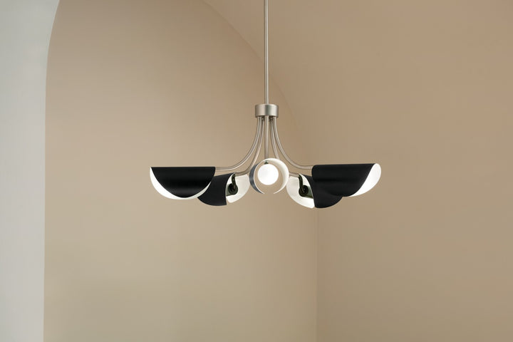 Kichler Canada - 52558SN - Five Light Chandelier/Semi Flush - Arcus - Satin Nickel