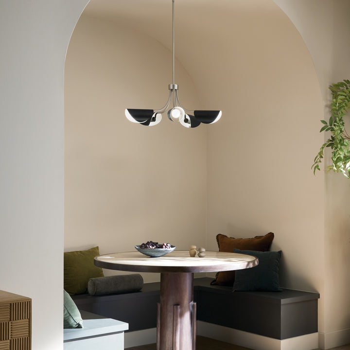 Kichler Canada - 52558SN - Five Light Chandelier/Semi Flush - Arcus - Satin Nickel