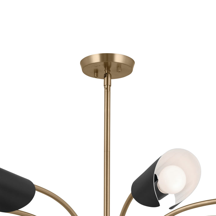 Kichler Canada - 52560CPZBK - Eight Light Chandelier - Arcus - Champagne Bronze