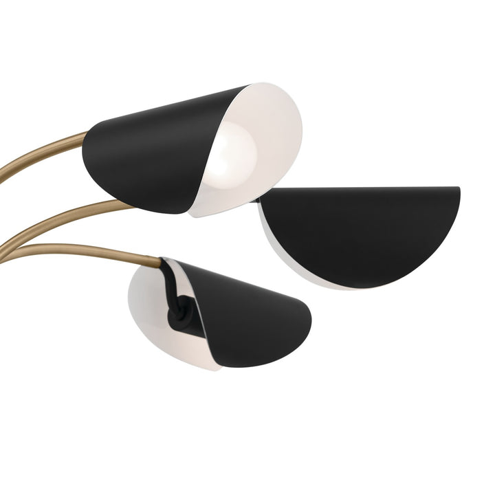 Kichler Canada - 52560CPZBK - Eight Light Chandelier - Arcus - Champagne Bronze