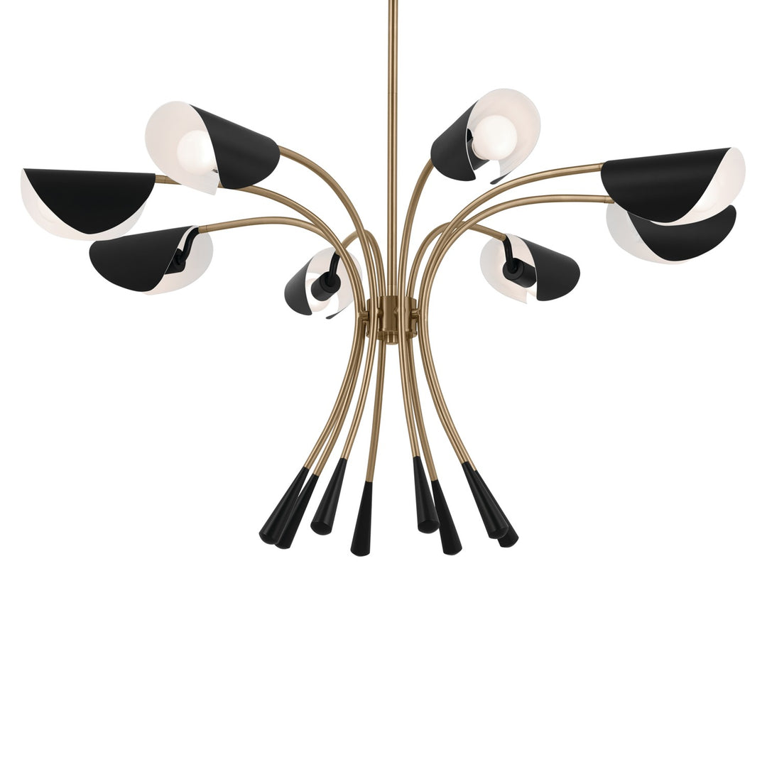Kichler Canada - 52560CPZBK - Eight Light Chandelier - Arcus - Champagne Bronze