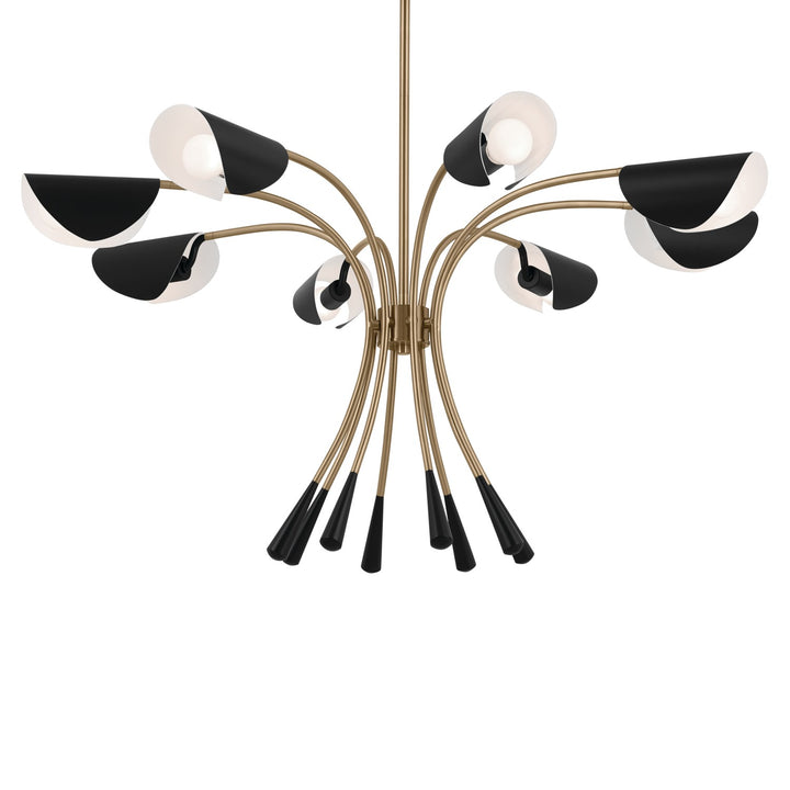 Kichler Canada - 52560CPZBK - Eight Light Chandelier - Arcus - Champagne Bronze