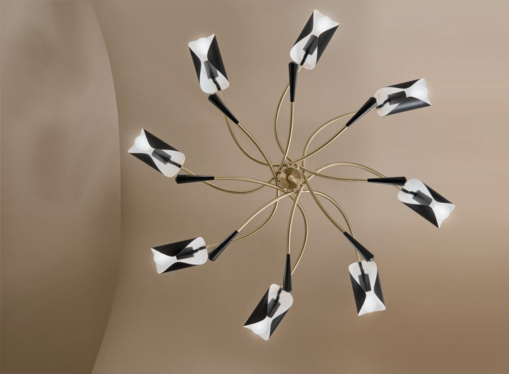 Kichler Canada - 52560CPZBK - Eight Light Chandelier - Arcus - Champagne Bronze