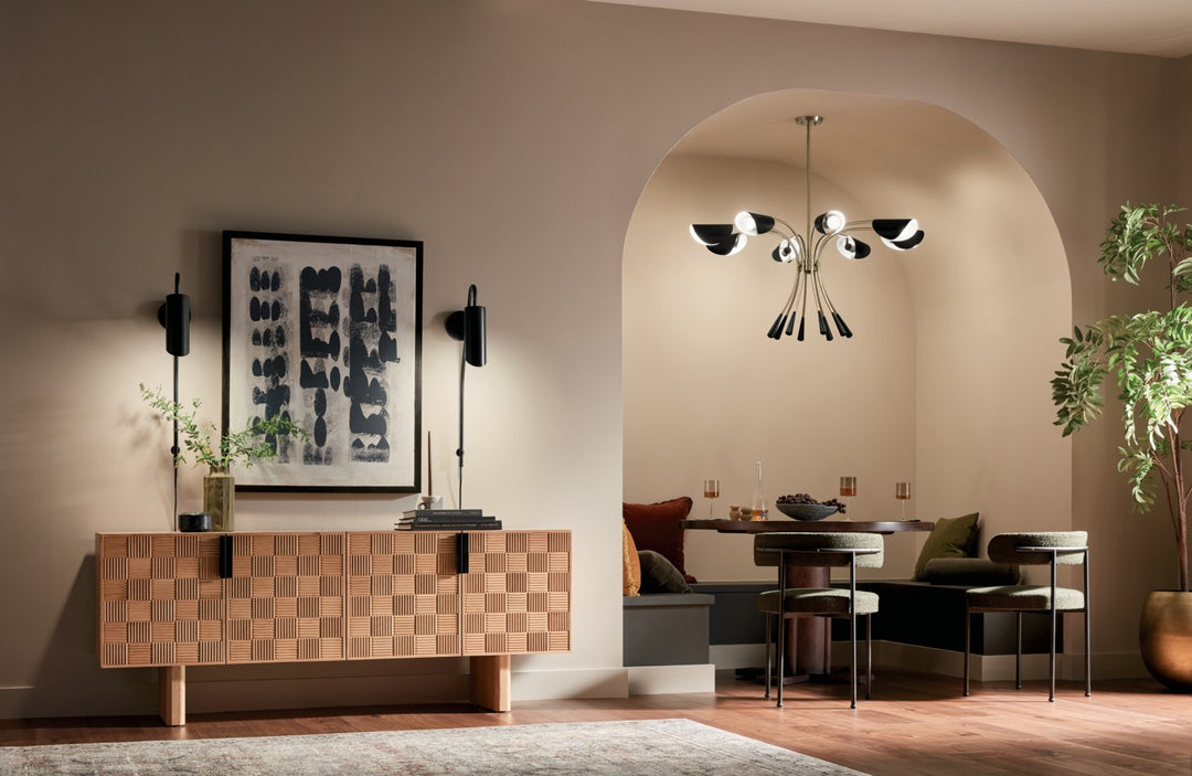 Kichler Canada - 52560CPZBK - Eight Light Chandelier - Arcus - Champagne Bronze