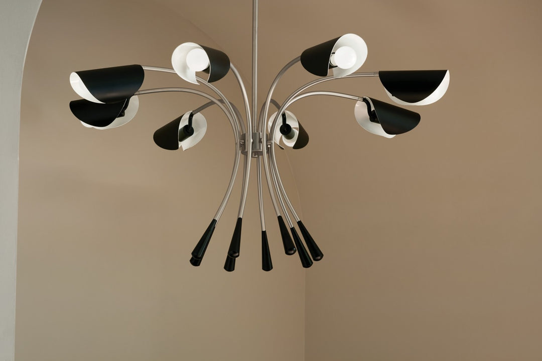 Kichler Canada - 52560SN - Eight Light Chandelier - Arcus - Satin Nickel