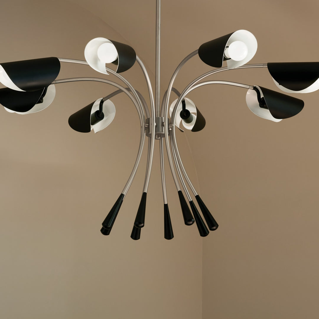 Kichler Canada - 52560SN - Eight Light Chandelier - Arcus - Satin Nickel