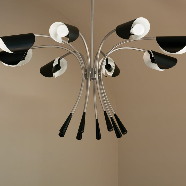 Kichler Canada - 52560SN - Eight Light Chandelier - Arcus - Satin Nickel