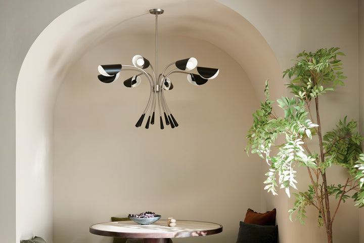 Kichler Canada - 52560SN - Eight Light Chandelier - Arcus - Satin Nickel