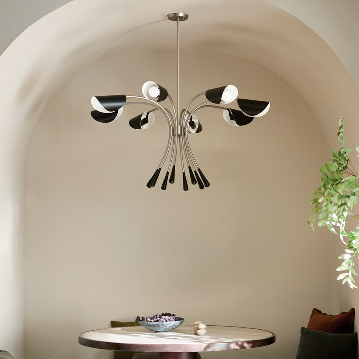 Kichler Canada - 52560SN - Eight Light Chandelier - Arcus - Satin Nickel