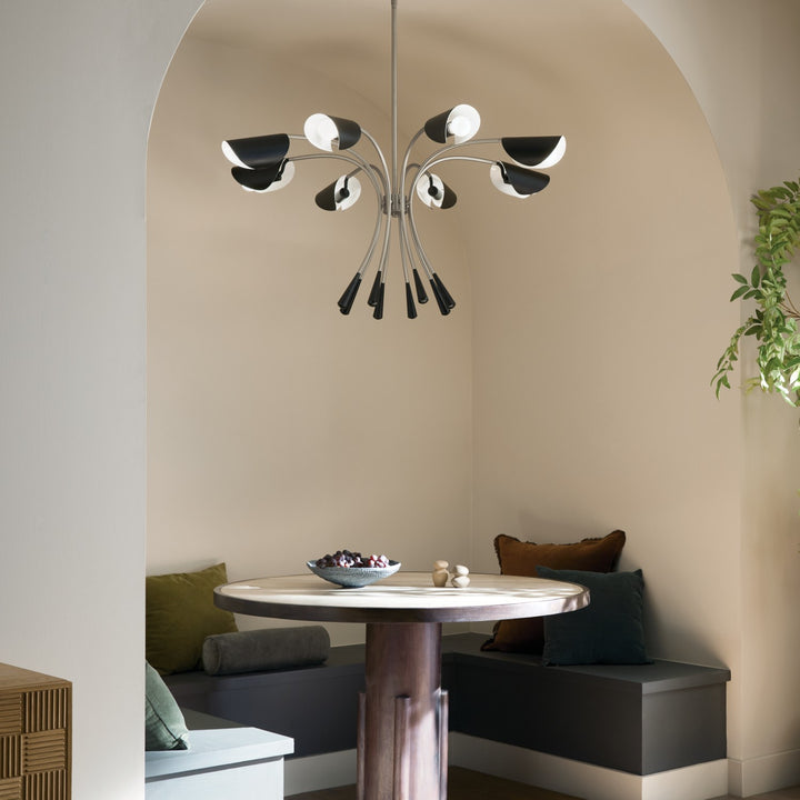 Kichler Canada - 52560SN - Eight Light Chandelier - Arcus - Satin Nickel