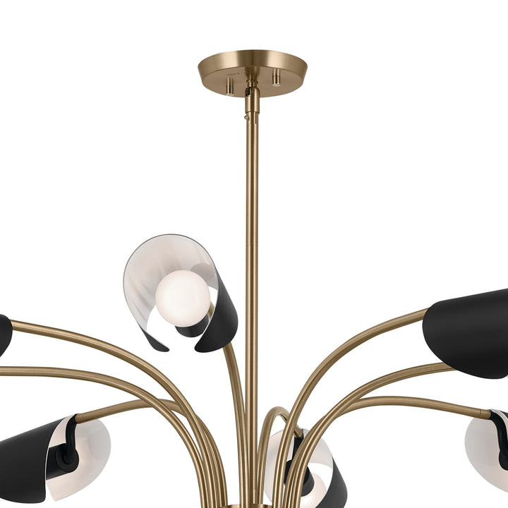 Kichler Canada - 52561CPZBK - 12 Light Chandelier - Arcus - Champagne Bronze