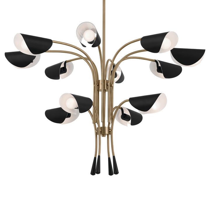 Kichler Canada - 52561CPZBK - 12 Light Chandelier - Arcus - Champagne Bronze