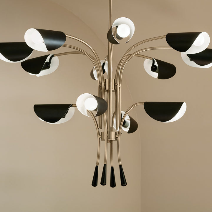 Kichler Canada - 52561CPZBK - 12 Light Chandelier - Arcus - Champagne Bronze
