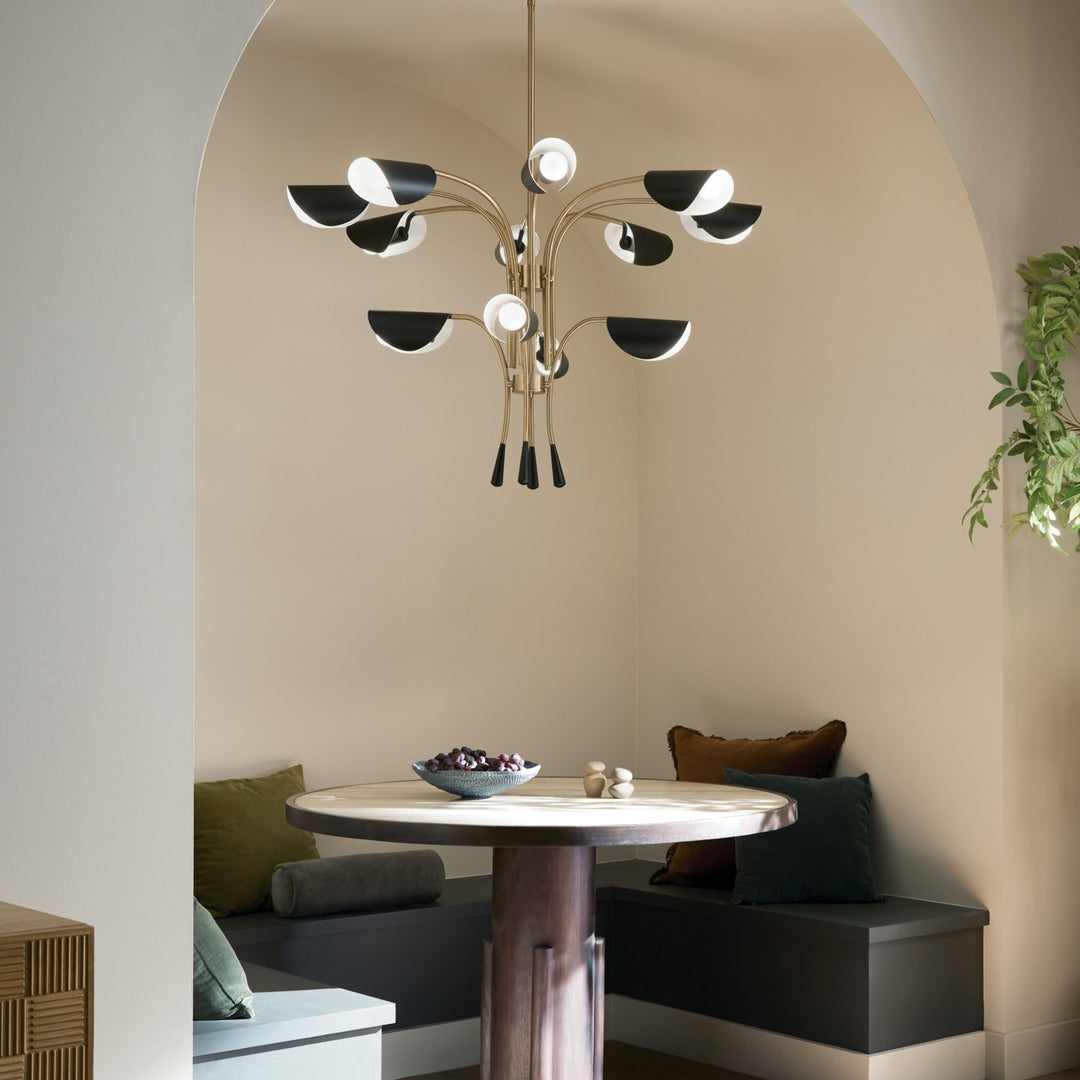 Kichler Canada - 52561CPZBK - 12 Light Chandelier - Arcus - Champagne Bronze