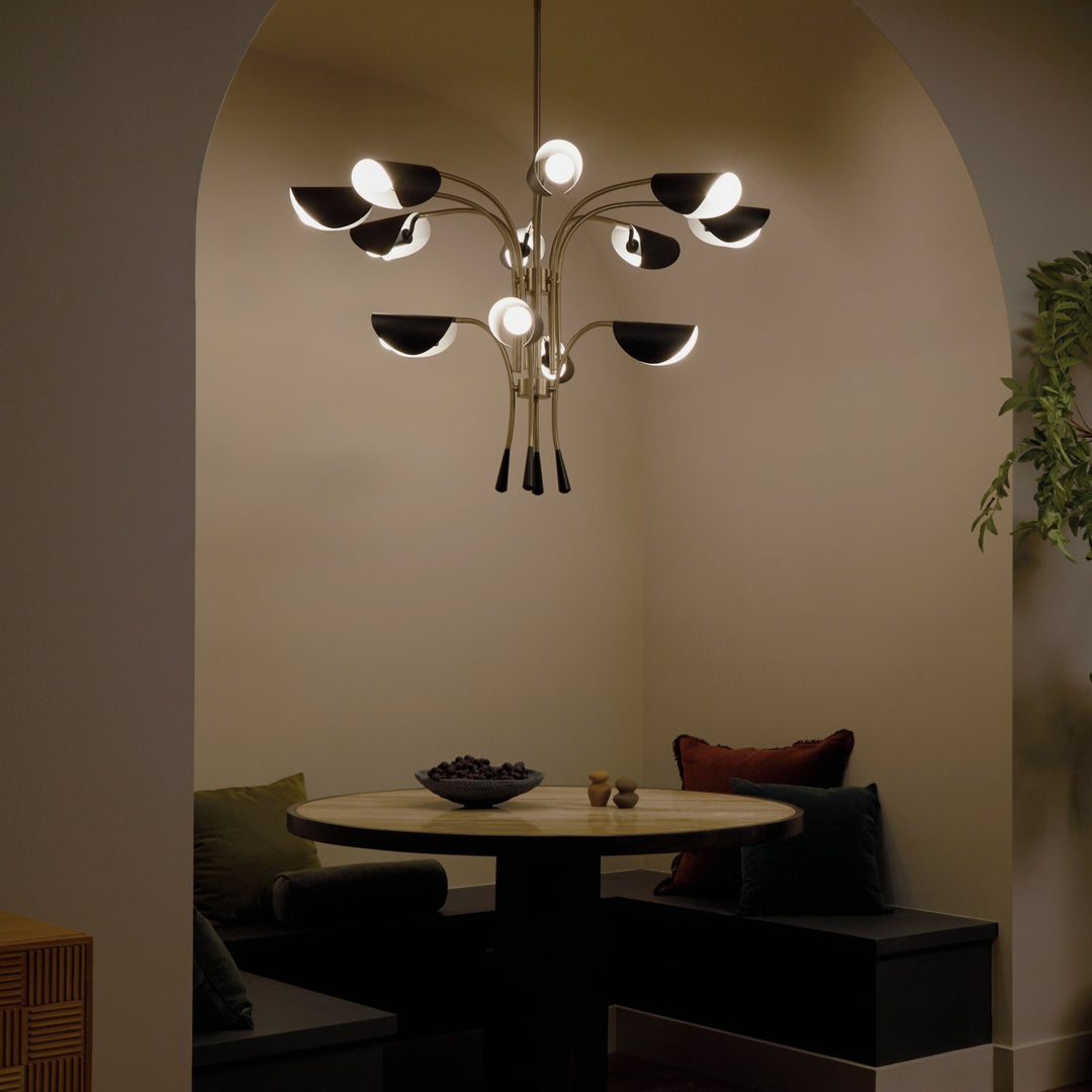 Kichler Canada - 52561CPZBK - 12 Light Chandelier - Arcus - Champagne Bronze