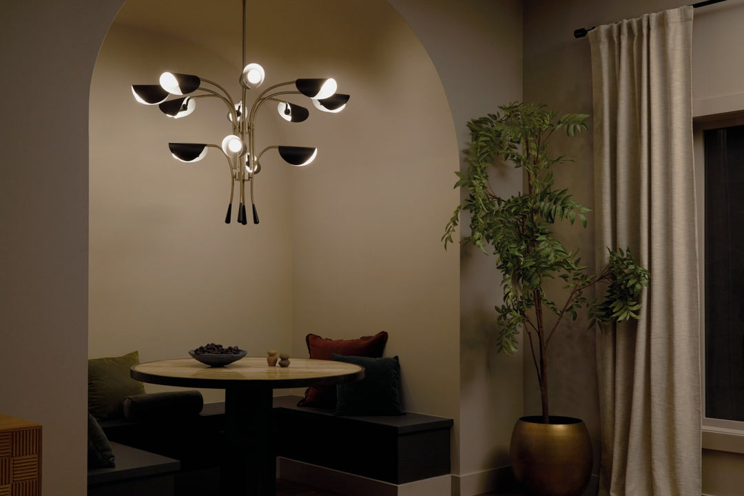Kichler Canada - 52561CPZBK - 12 Light Chandelier - Arcus - Champagne Bronze