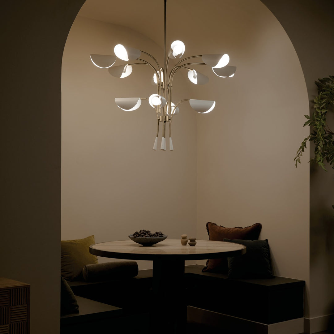 Kichler Canada - 52561CPZWH - 12 Light Chandelier - Arcus - Champagne Bronze