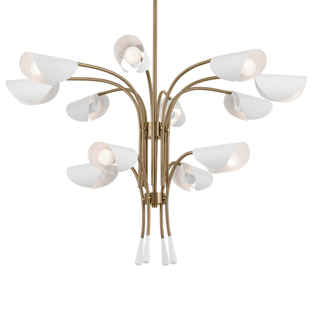 Kichler Canada - 52561CPZWH - 12 Light Chandelier - Arcus - Champagne Bronze