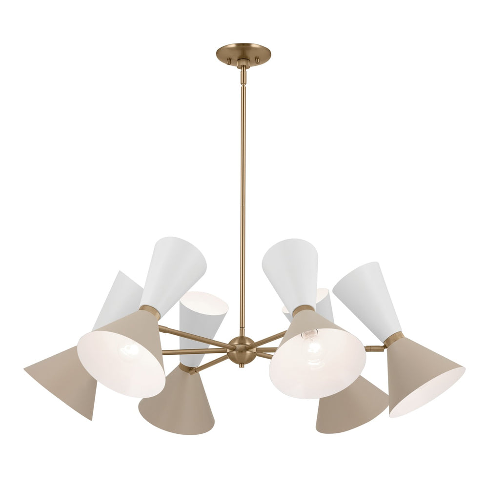 Kichler Canada - 52566CPZGRG - 12 Light Chandelier - Phix - Champagne Bronze