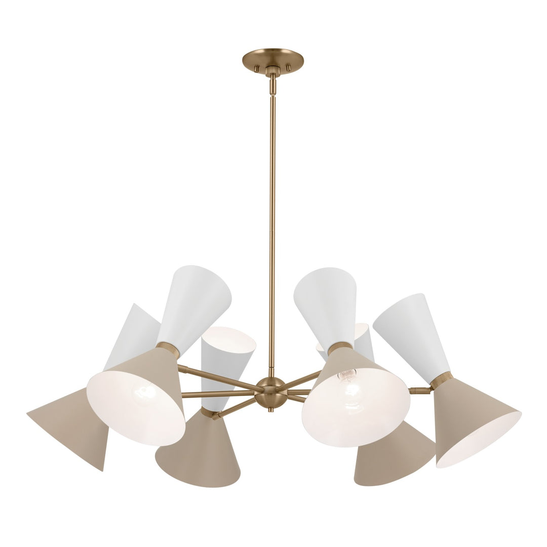 Kichler Canada - 52566CPZGRG - 12 Light Chandelier - Phix - Champagne Bronze