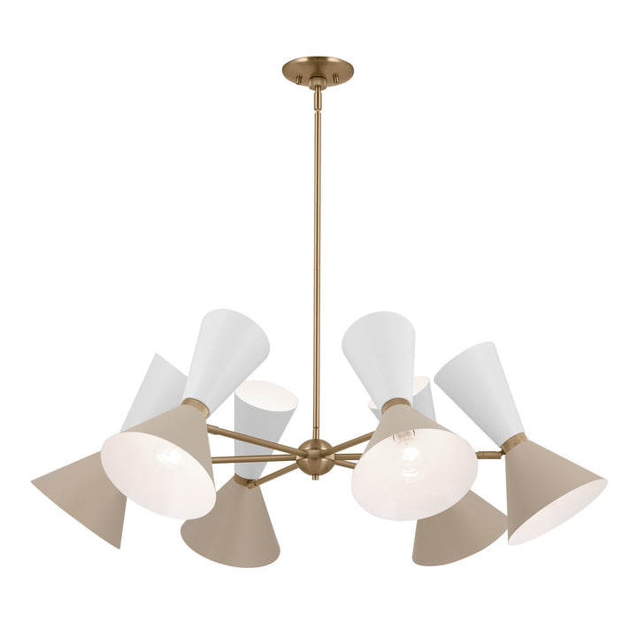 Kichler Canada - 52566CPZGRG - 12 Light Chandelier - Phix - Champagne Bronze