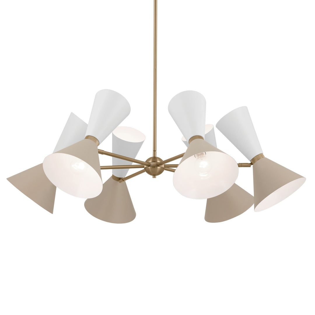 Kichler Canada - 52566CPZGRG - 12 Light Chandelier - Phix - Champagne Bronze