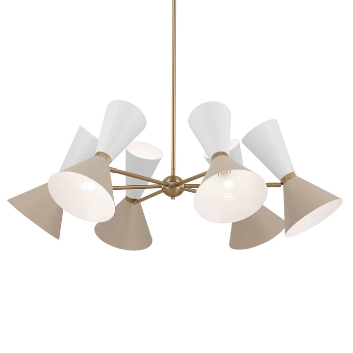 Kichler Canada - 52566CPZGRG - 12 Light Chandelier - Phix - Champagne Bronze