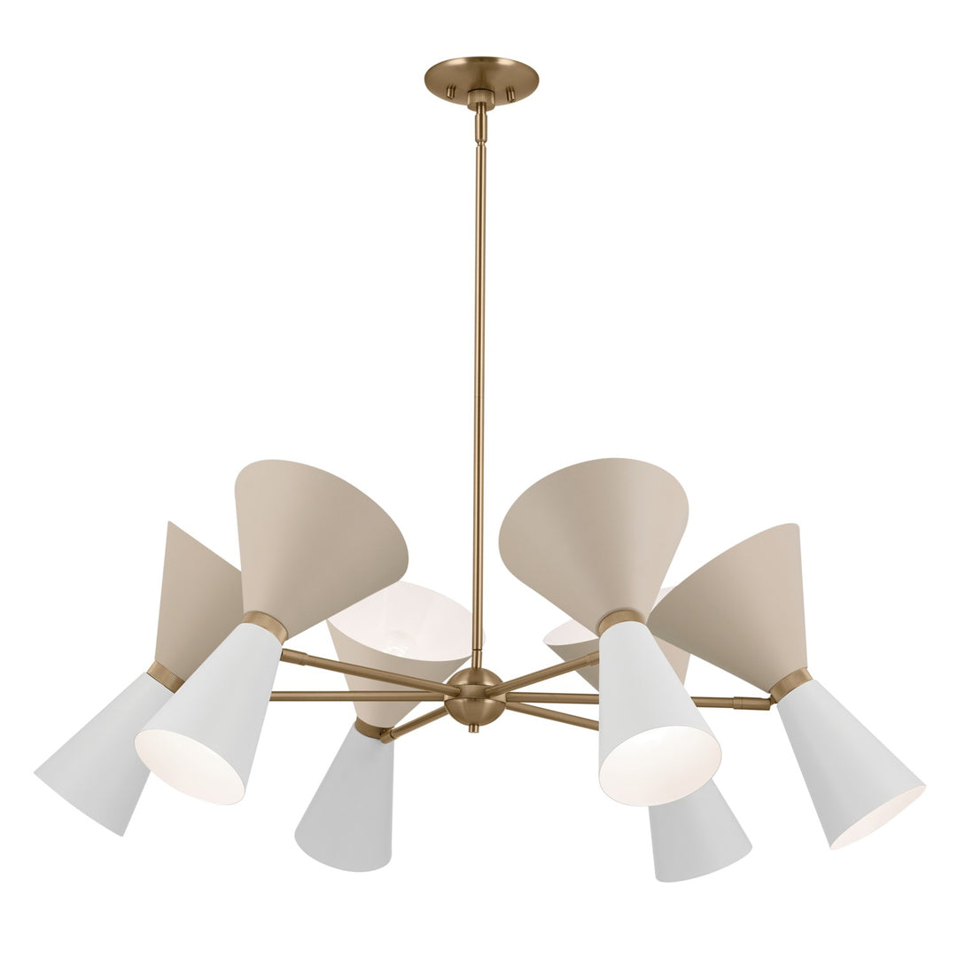 Kichler Canada - 52566CPZGRG - 12 Light Chandelier - Phix - Champagne Bronze