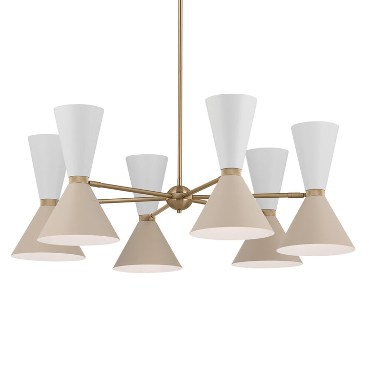 Kichler Canada - 52566CPZGRG - 12 Light Chandelier - Phix - Champagne Bronze