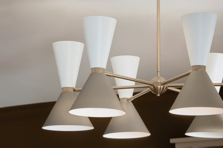 Kichler Canada - 52566CPZGRG - 12 Light Chandelier - Phix - Champagne Bronze