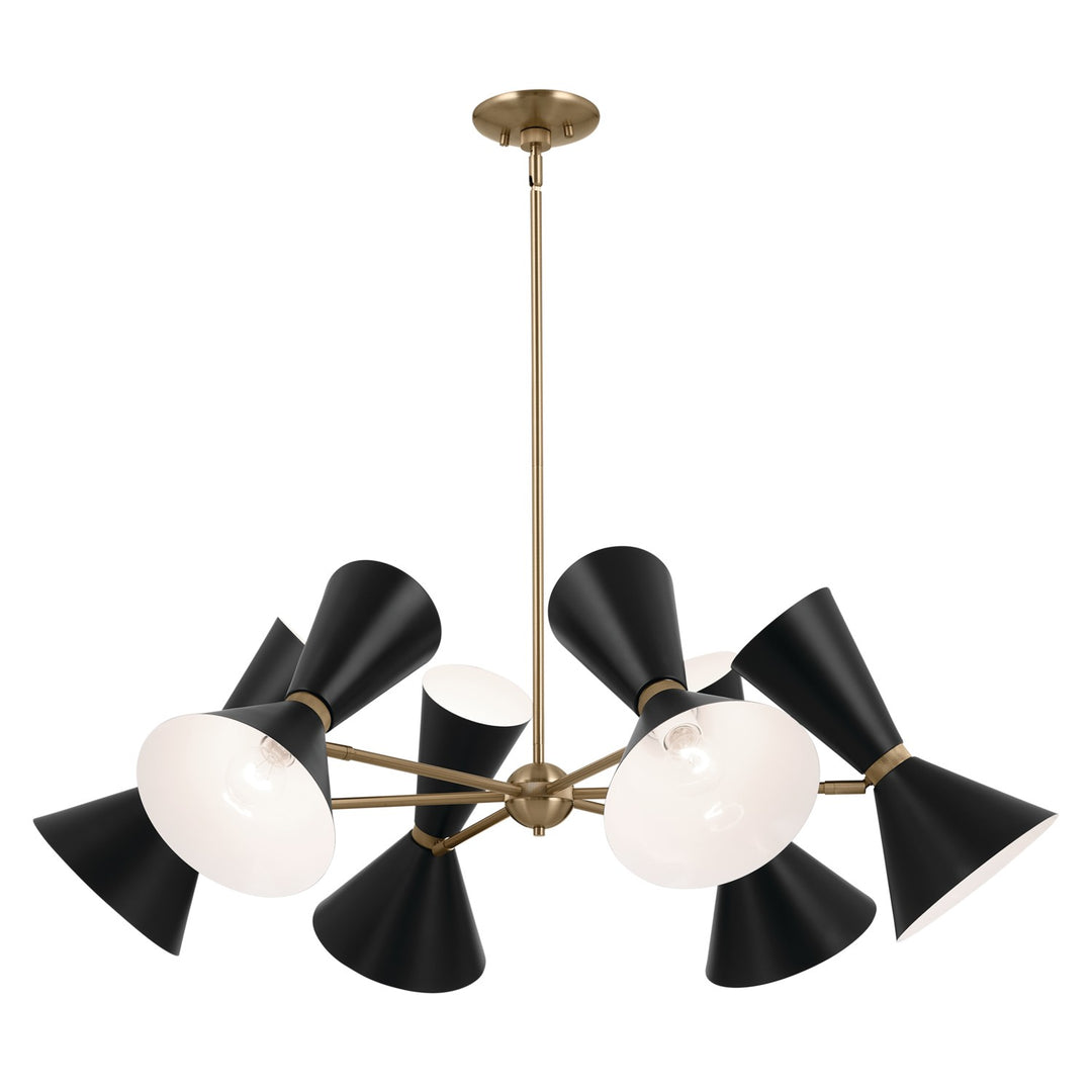 Kichler Canada - 52566CPZBK - 12 Light Chandelier - Phix - Champagne Bronze
