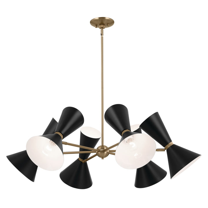 Kichler Canada - 52566CPZBK - 12 Light Chandelier - Phix - Champagne Bronze