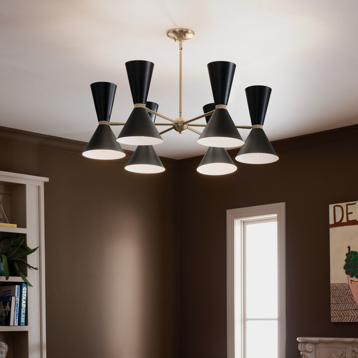 Kichler Canada - 52566CPZBK - 12 Light Chandelier - Phix - Champagne Bronze