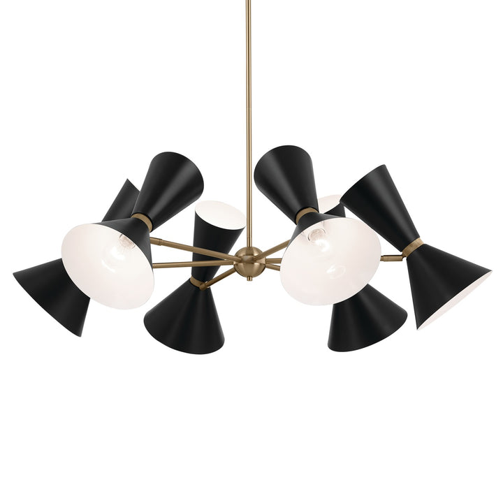 Kichler Canada - 52566CPZBK - 12 Light Chandelier - Phix - Champagne Bronze